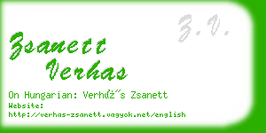 zsanett verhas business card